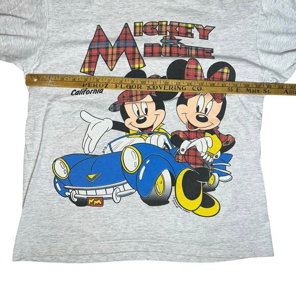 Vintage Disney's Mickey Minnie Mouse single stitch graphic Cali T shirt large - Picture 7 of 8